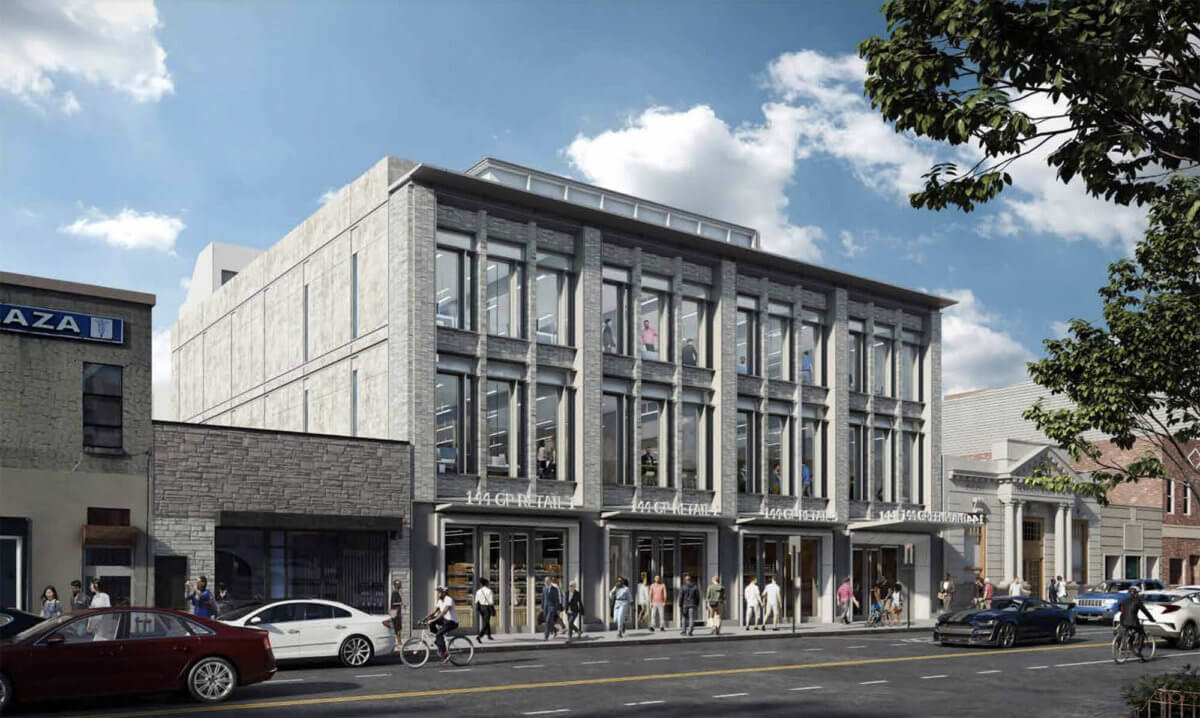 exterior rendering of polonaise terrace
