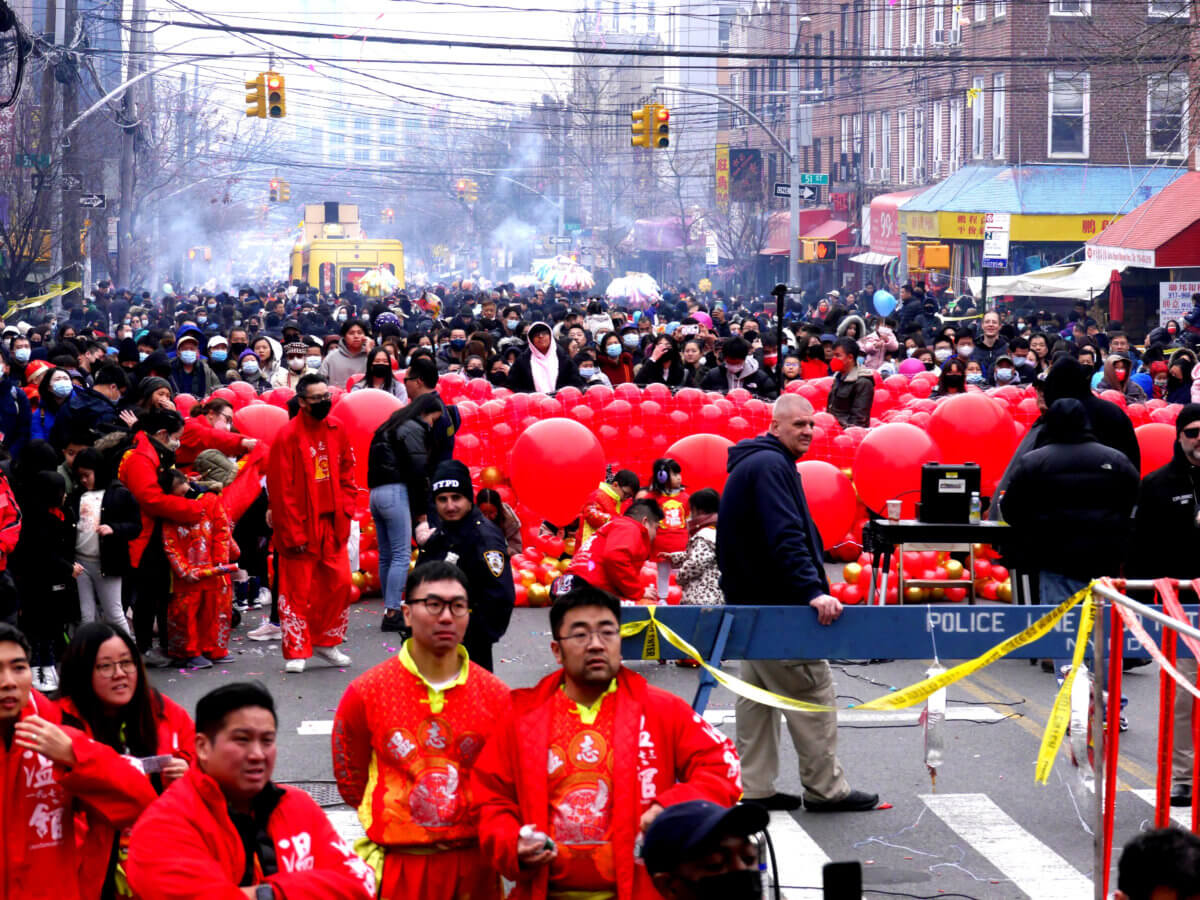 Sunset Park was filled with revelers ringing in 2023's Lunar New Year and Year of the Rabbit. Jan. 27, 2023