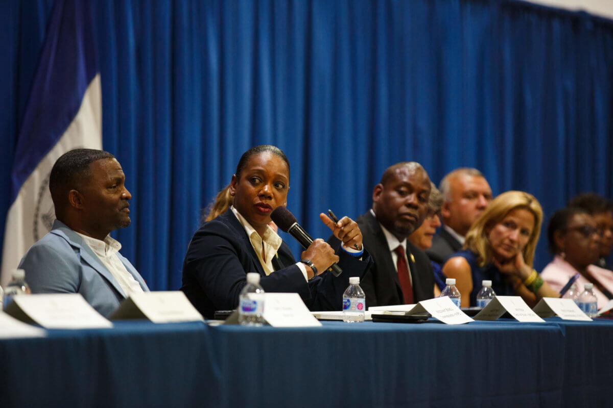 nypd commissioner keechant sewell said reform is needed to curb youth violence