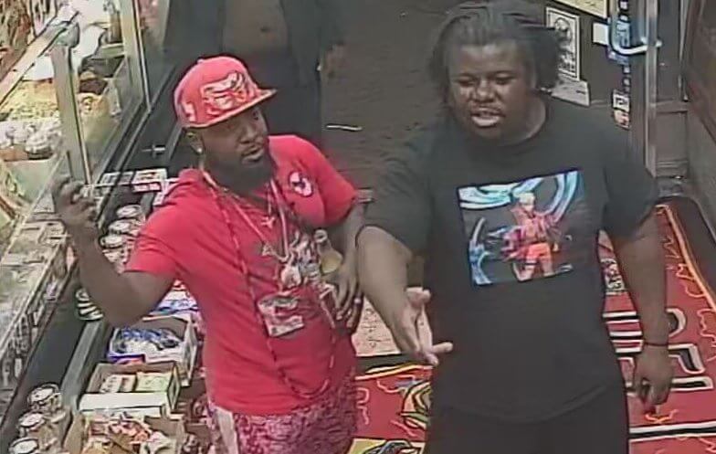 Surveillance footage of the two suspects in the anti-gay hate crime attack in Bushwick.