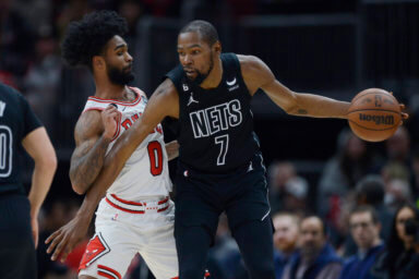 Brooklyn Nets' former All-Star Kevin Durant.