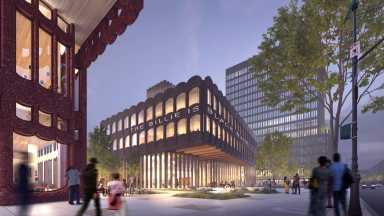 rendering of future bedford-stuyvesant restoration corporation campus
