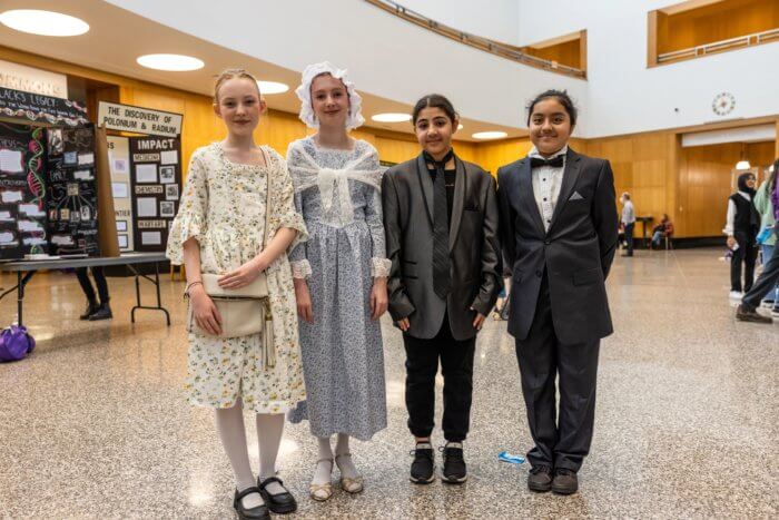 kids dressed up at history day contest