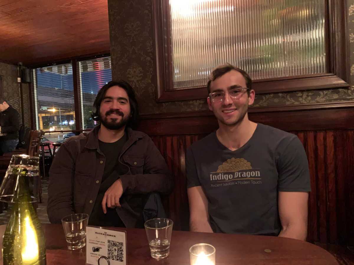 creators of bar talk in booth