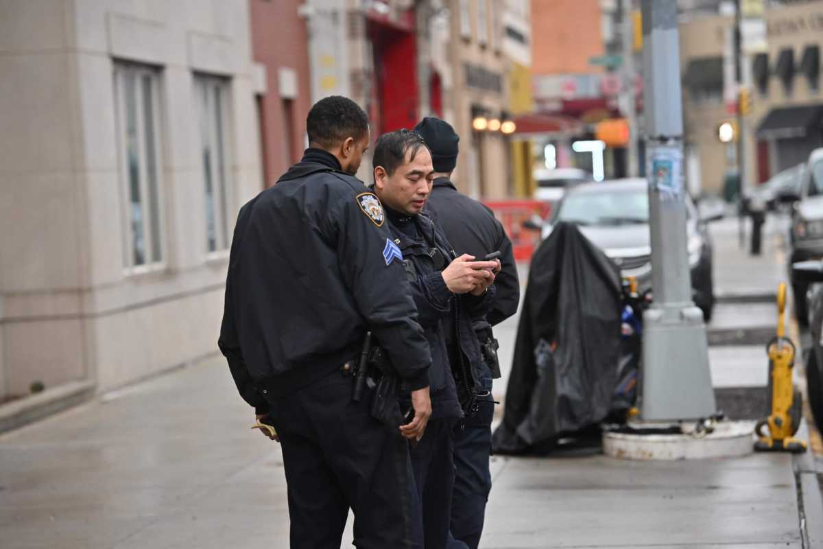 Police are investigating after a man was found with stab wounds in front of a Flatbush firehouse on Thursday.
