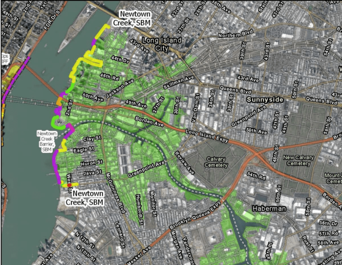 u.s. army corps sandy map