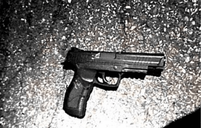 The bb-gun recovered from the scene of the fatal shooting of Brian Astarita. 