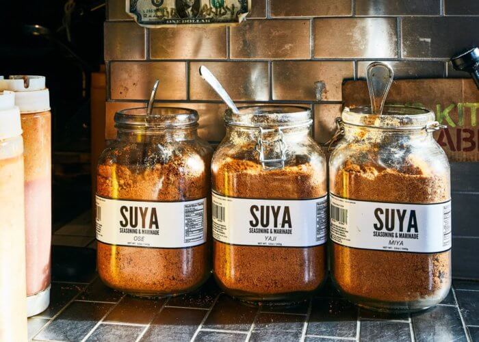 Spices used in Brooklyn suya nigerian food
