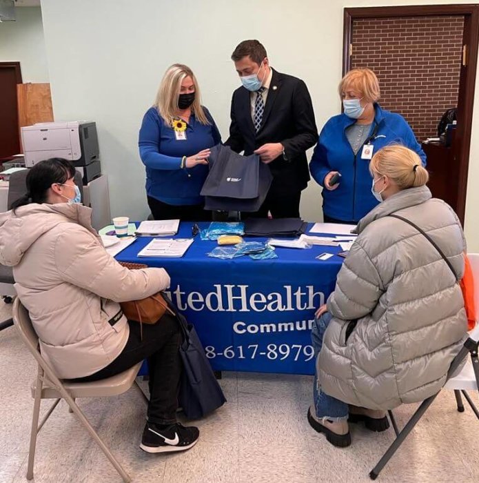 Shorefront JCC offers everything from job and health fairs to food pantries for the refugees. 
