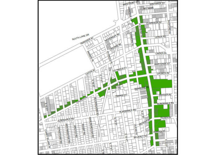 map of BIDs