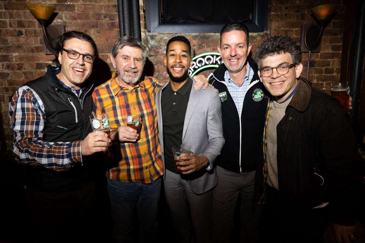 Brooklyn Brewery partied with friends and family of the company at Teddy's Bar and Grill on March 24 and 25.