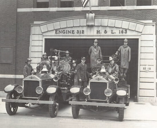 hans at FDNY firehouse