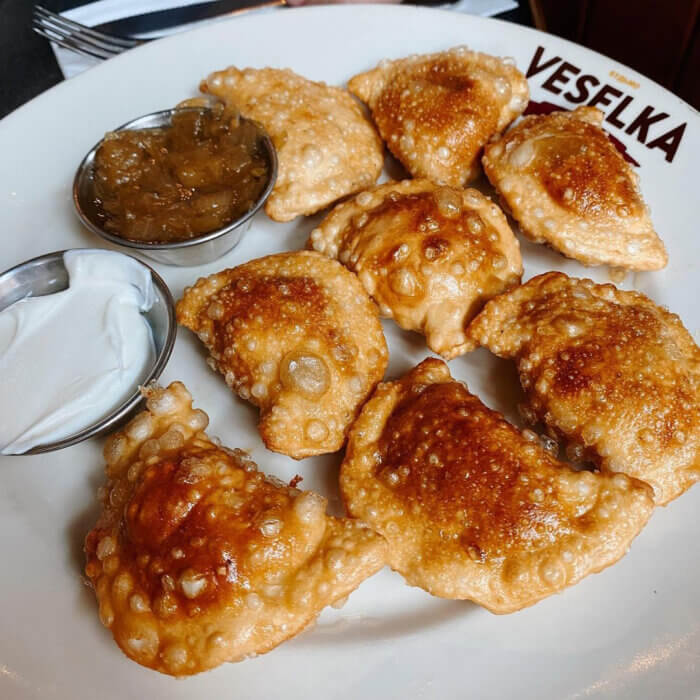 pierogi at veselka