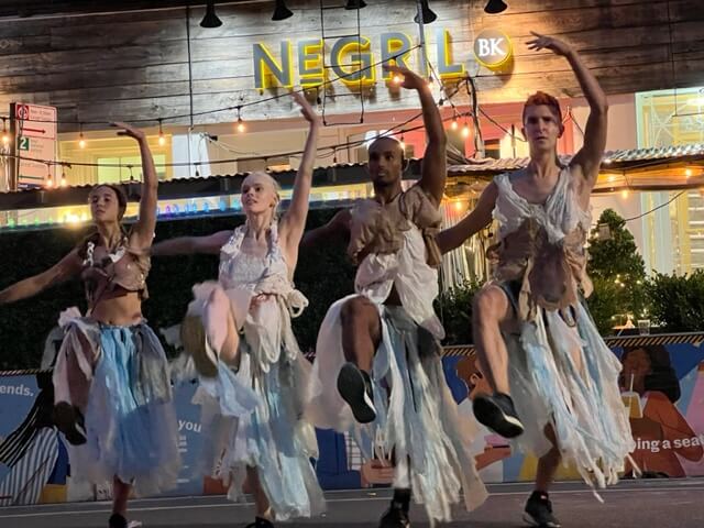 Artichoke Dance Company dancers on Open Streets 2022 