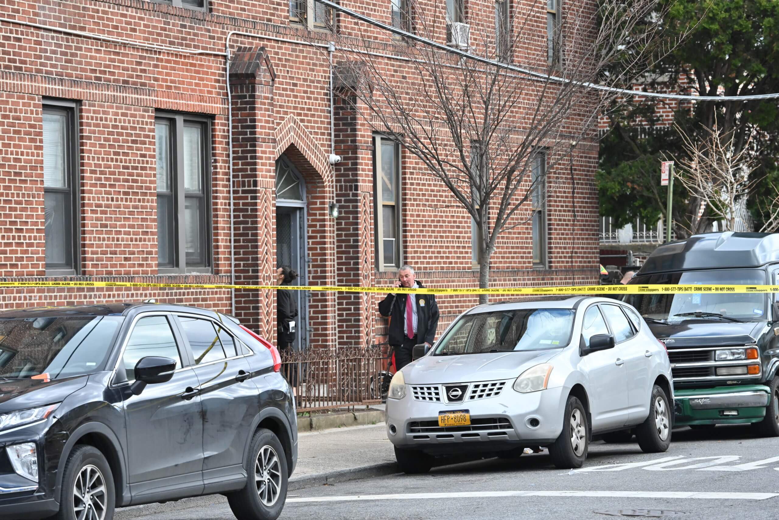 The shooting occurred just a half a block from Holy Cross Cemetery in broad daylight. 