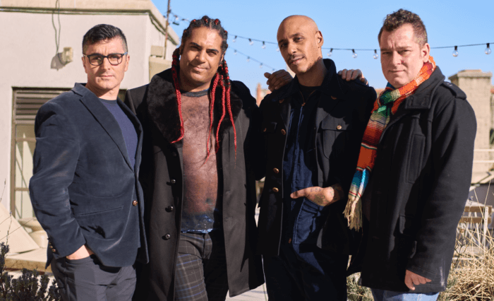 
Pioneers Go East Collective Philip Treviño, Joey Kipp, Daniel Diaz, Gian Marco Riccardo Lo Forte