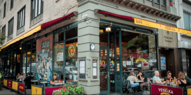 exterior of veselka restaurant