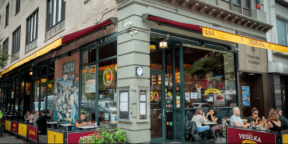 exterior of veselka restaurant