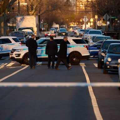 NYPD investigate a shooting that occurred near a school in East New York.
