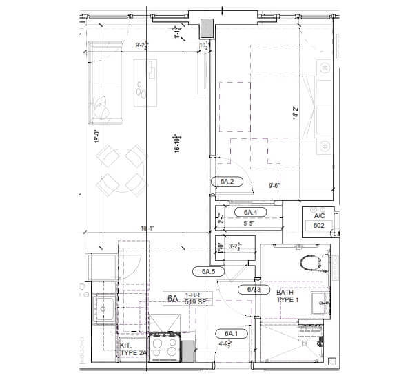 senior affordable housing floorplan