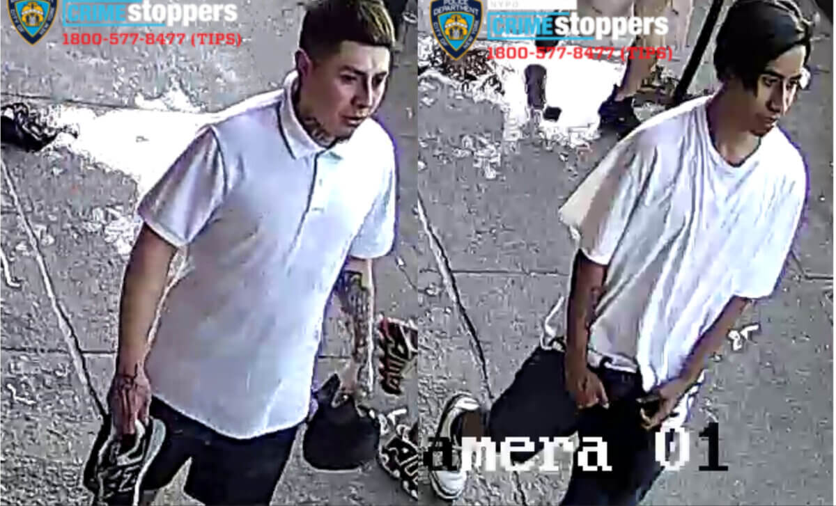 Two of the four individuals wanted for violently attacking a teenager in Sunset Park.