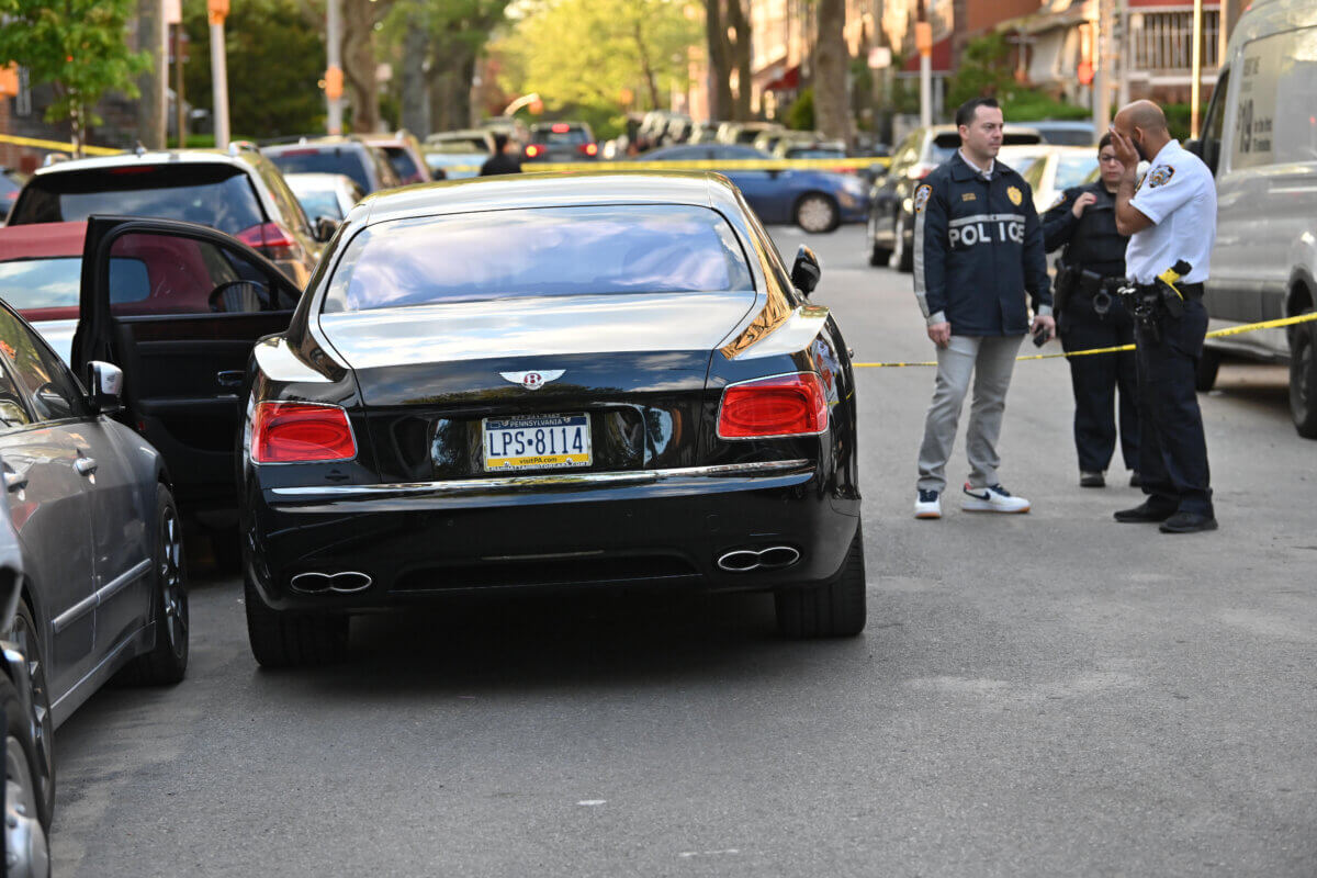 The gunman shot a 37-year-old dead inside a Bentley at 202 E. 91st St. in East Flatbush on April 24.