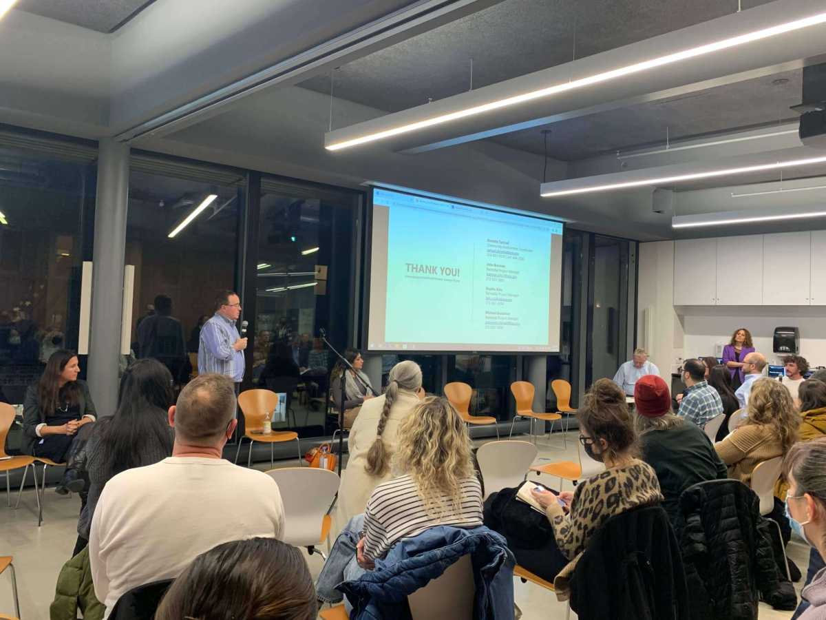 meeker avenue plume Community Advisory Group meeting setup