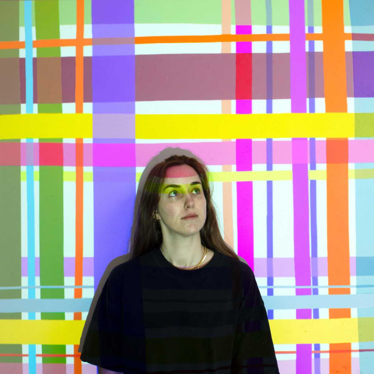 local artist CJ Hendry at new exhibit