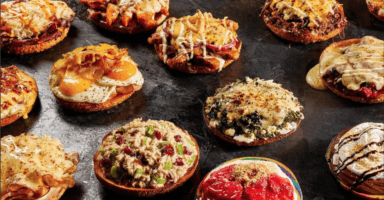 filthy flats open-faced sandwiches