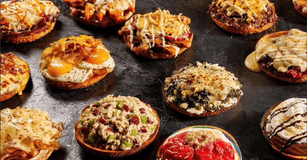 filthy flats open-faced sandwiches