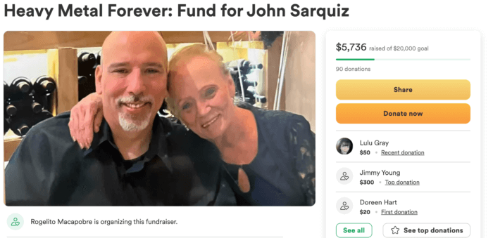 All donations will go towards Sarquiz's funeral costs and to support his mother.
