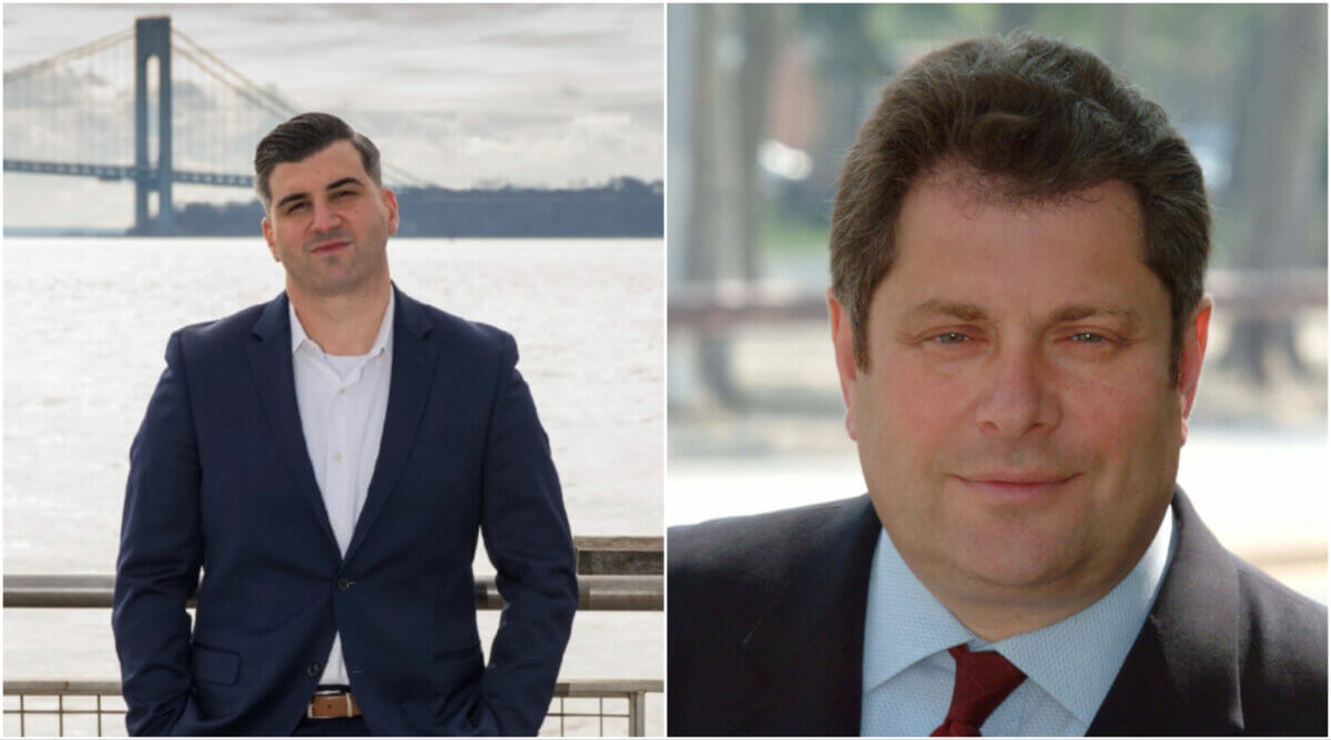 former city council candidate michael ragusa and assembly member alec brook-krasny