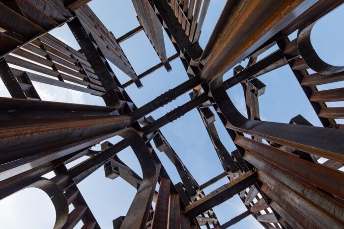 inside of galanin's Land sculpture