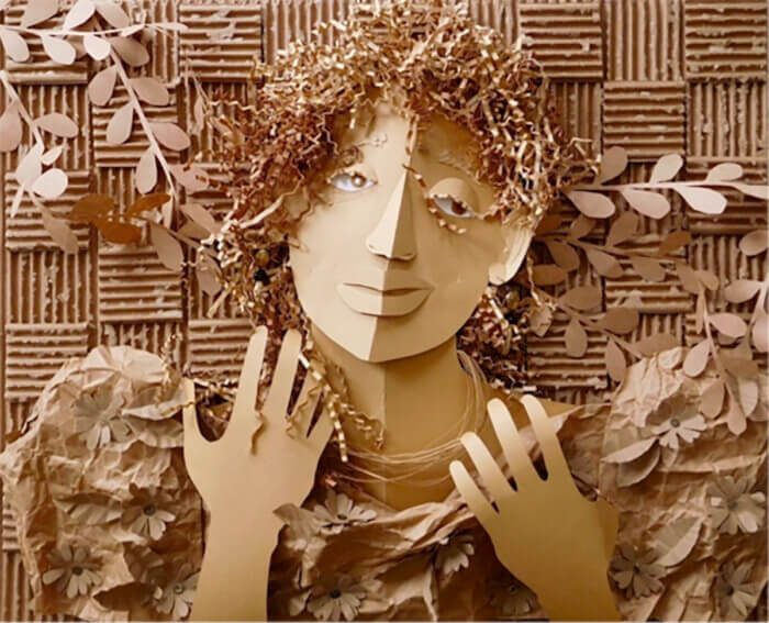 BWAC recycle art pece
