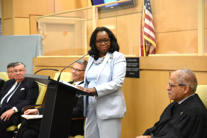 sylvia hinds-radix at law day celebration