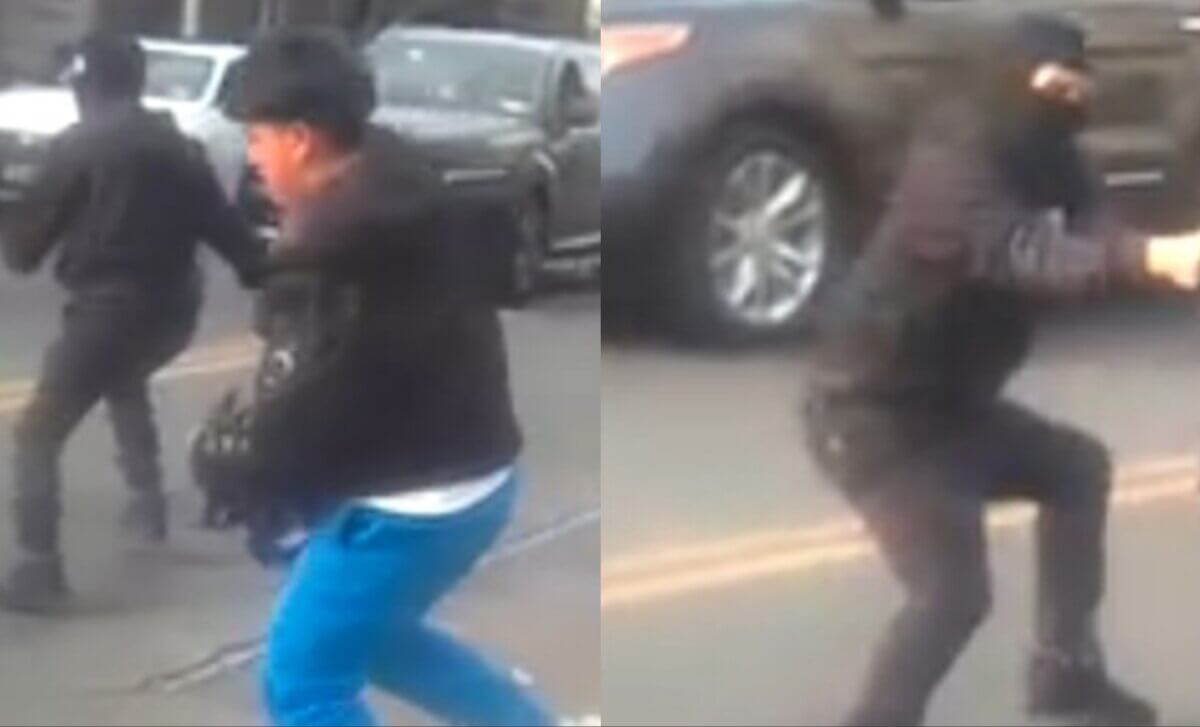 The gravesend robbery suspects.