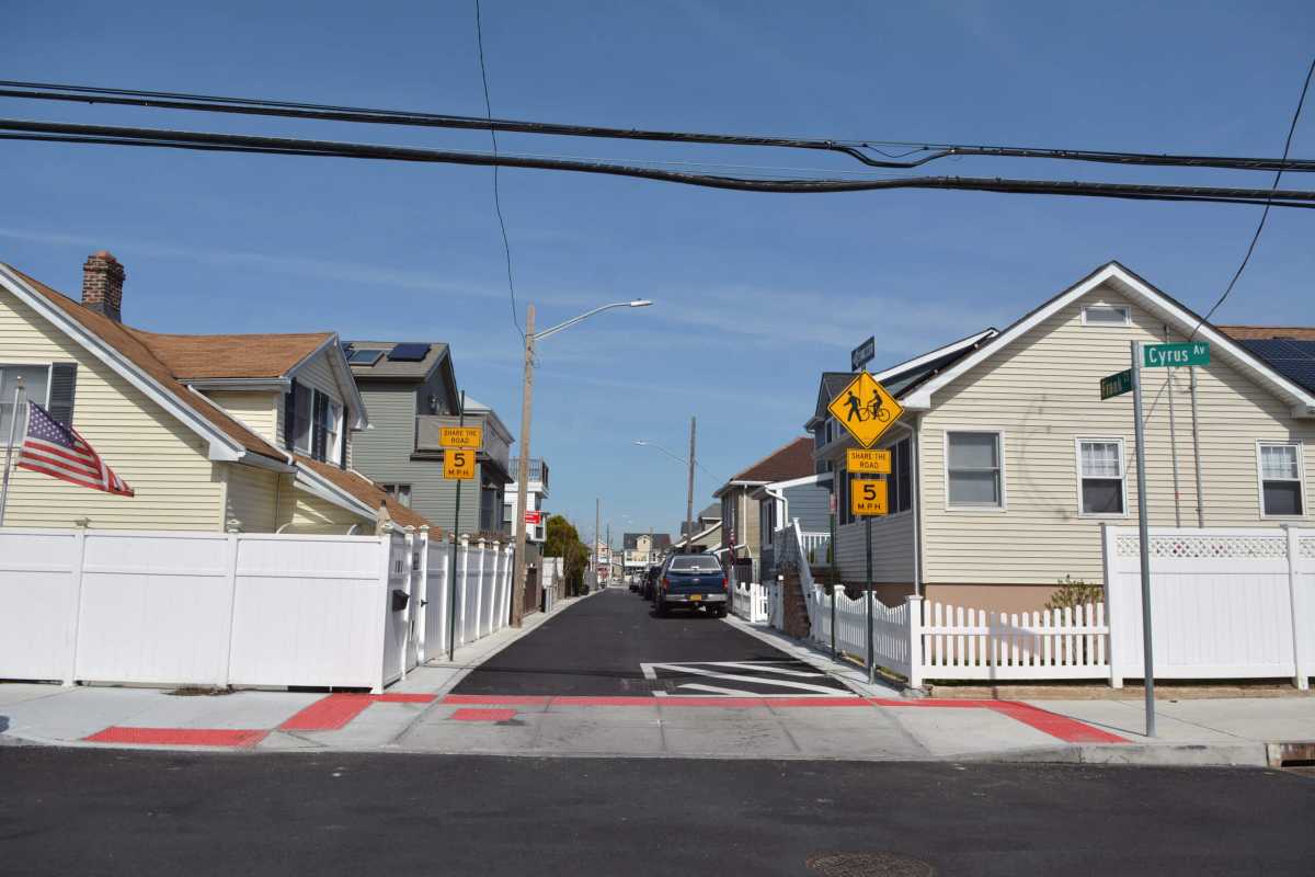 City completes Gerritsen Beach infrastructure upgrade.