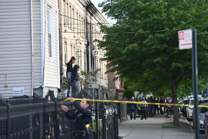 The NYPD Crime Scene Unit and Fire Marshals are investigating the incident after an accelerant was found at the scene