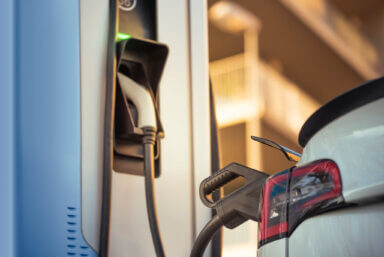 An electric vehicle charger.