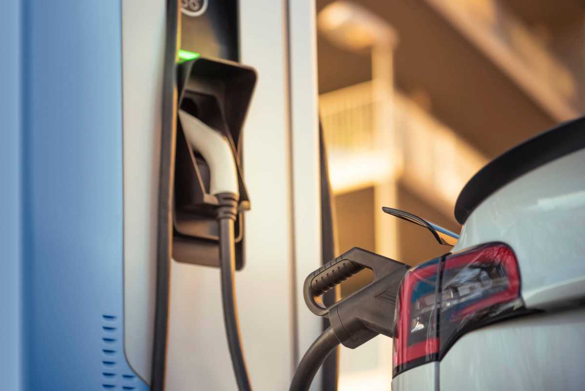 An electric vehicle charger.