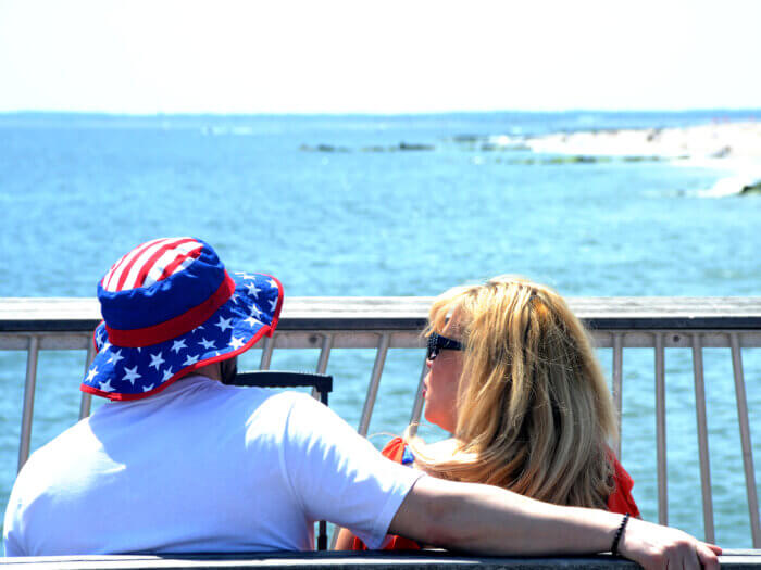 Fun in the sun, waves or boardwalk -- these beachgoers had their pick for a warm, relaxing weekend.