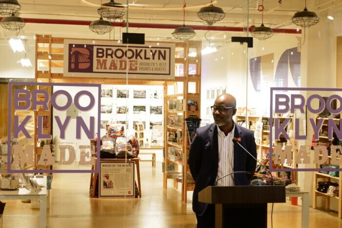 Otis Rolley, the president of the Wells Fargo Foundation, says the foundation invested over $200,000 to get Brooklyn Made off the ground.