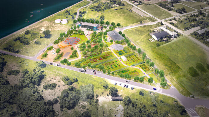 Rendering of Launch Floyd Bennett Field campus map