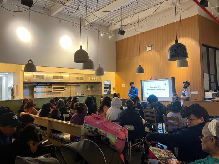 Several idea generation workshops were held for residents to come up with expense project proposals