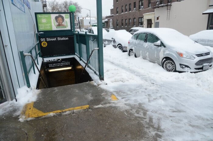 The 95th Street Station in Bay Ridge is currently only accessible through stairs, making it harder for wheelchair users to navigate.