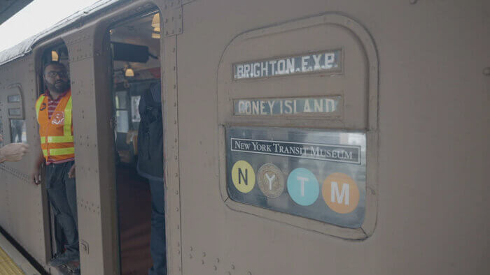 The MTA celebrated the BMT's 100th anniversary by offering rides along a historic BMT line.