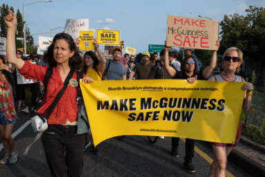 mcguinness boulevard rally