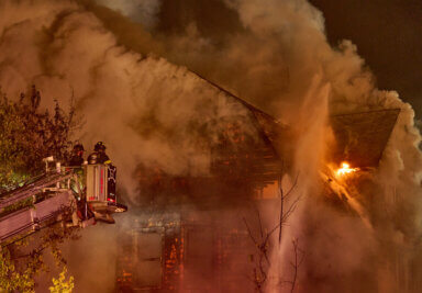 Firefighters were able to rescue a civilian from a three-story private dwelling at 877 East 23rd St.