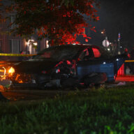 ocean parkway tesla crash