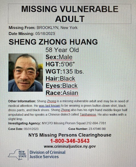 missing brooklyn man